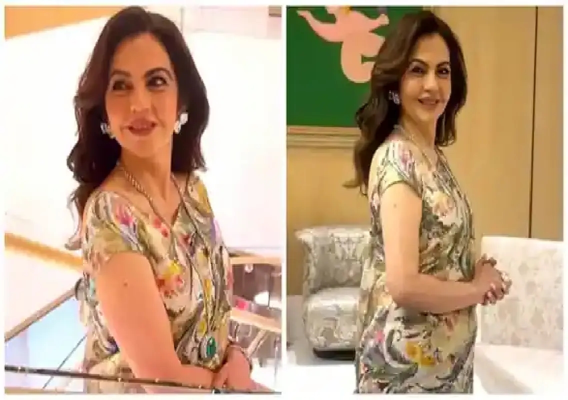 Nita Ambani dazzles in rare Paraíba necklace at Mona Mehta’s birthday - News Karnataka