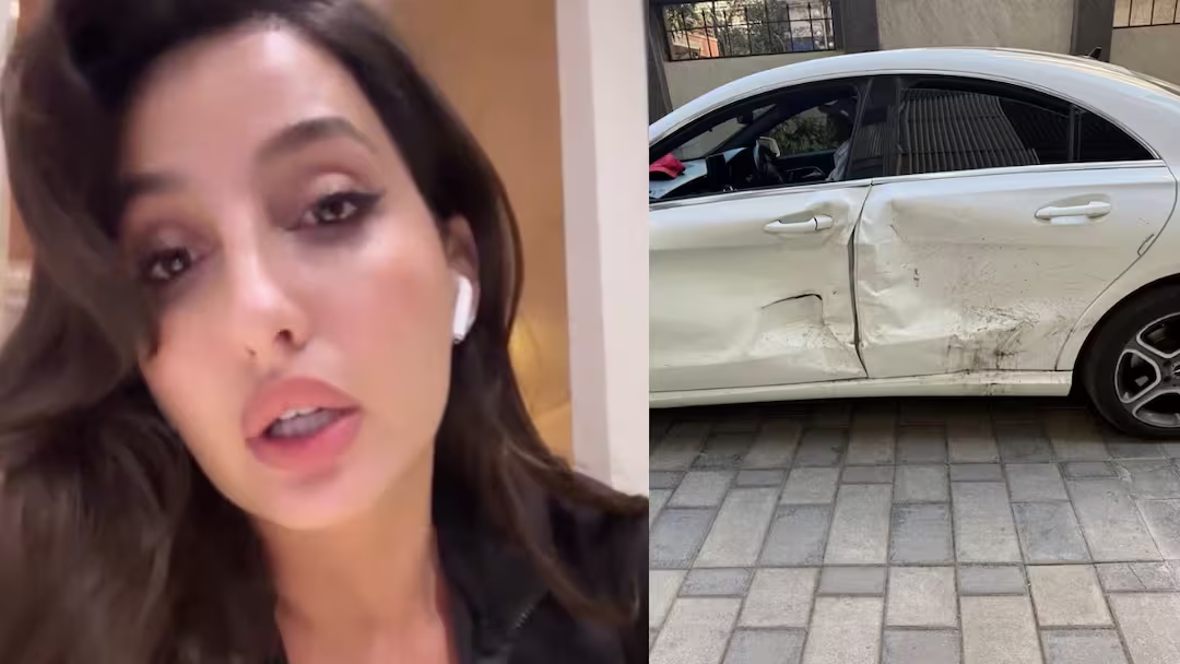 Nora Fatehi safe after Mumbai car crash, warns against drunk driving - News Karnataka