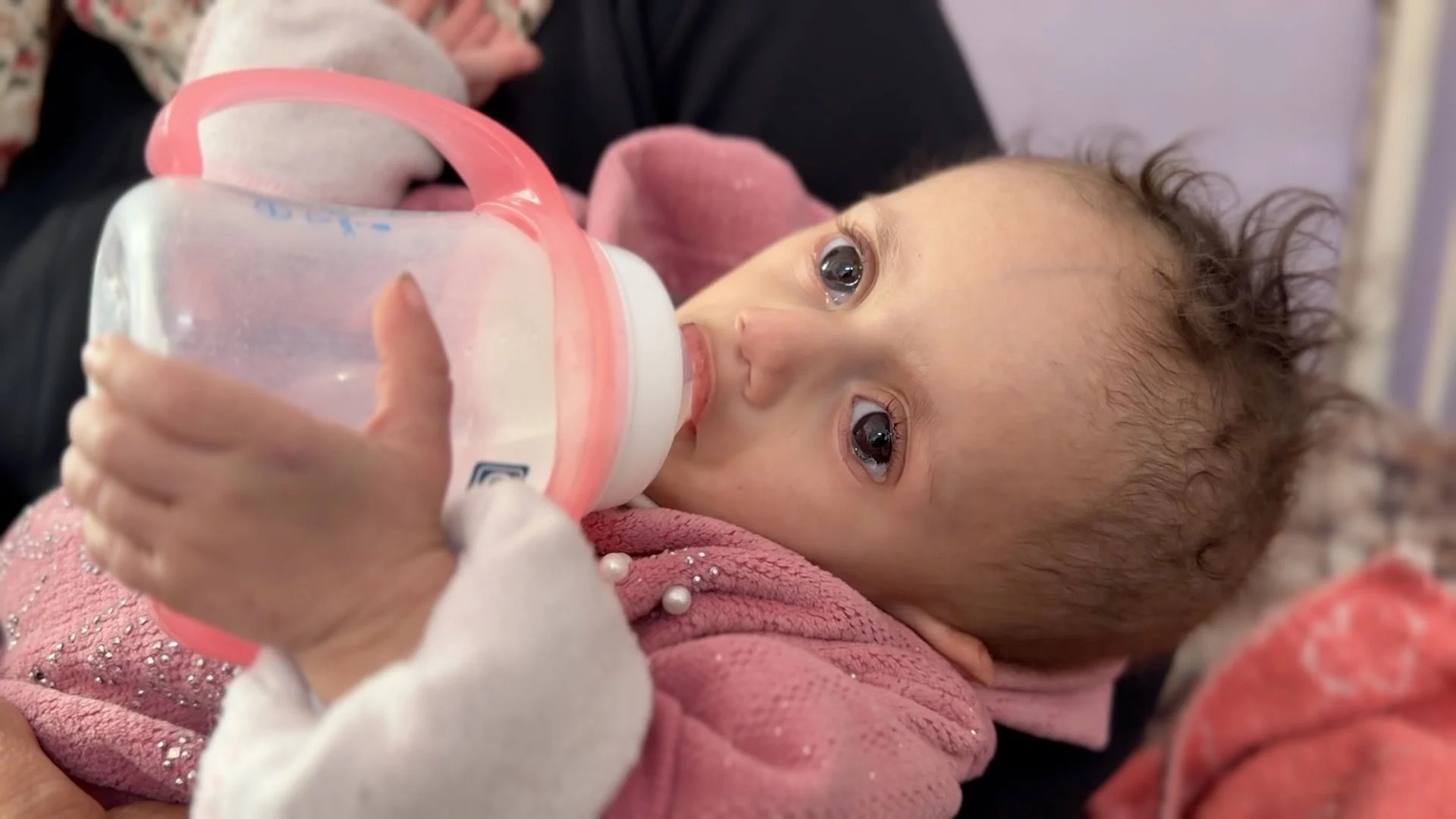 One-year-old Gaza child back in hospital after return from Jordan - News Karnataka