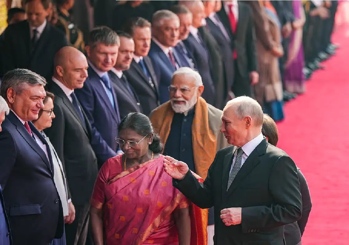 PM Modi, Putin hold talks at Hyderabad House after Rajghat tribute - News Karnataka
