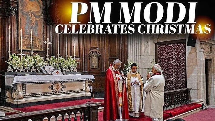 PM Modi’s Christmas church visit a spontaneous gesture, says Delhi Bishop - News Karnataka