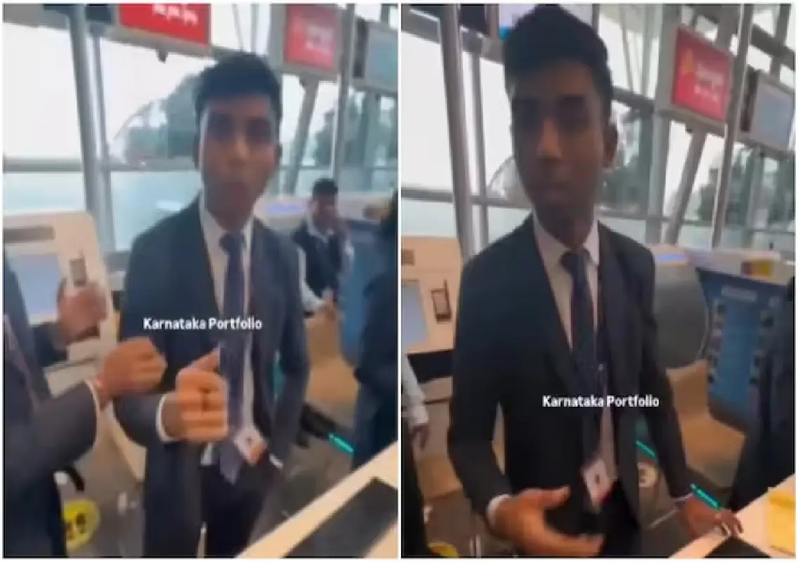 Passenger alleges Bengaluru airport staff barred him from boarding despite early arrival: WATCH - News Karnataka