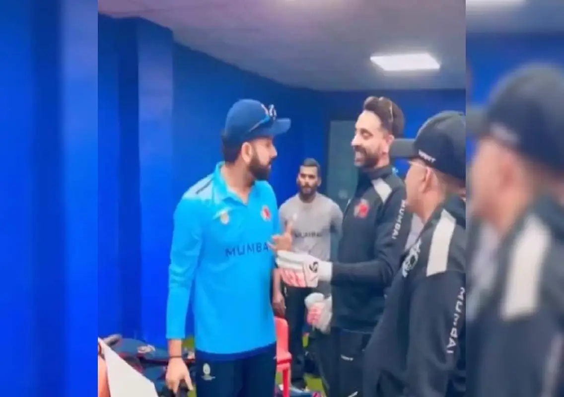 Rohit Sharma reunites with ex-MI teammate during Vijay Hazare Trophy: WATCH - News Karnataka