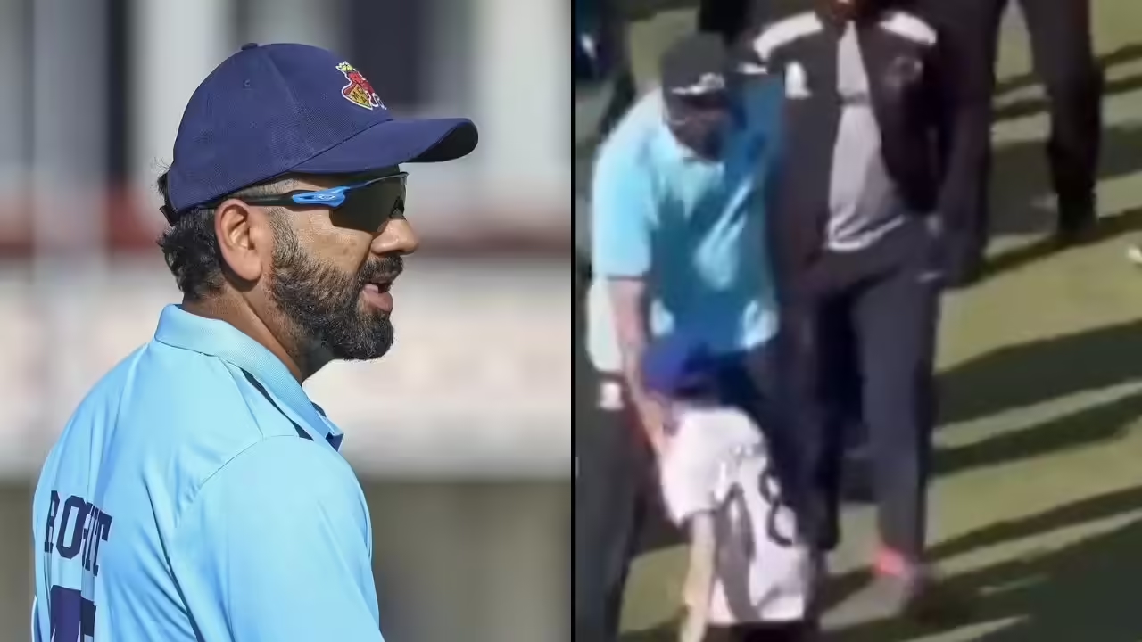 Rohit Sharma’s humble gesture with young fan wins hearts in Jaipur - News Karnataka