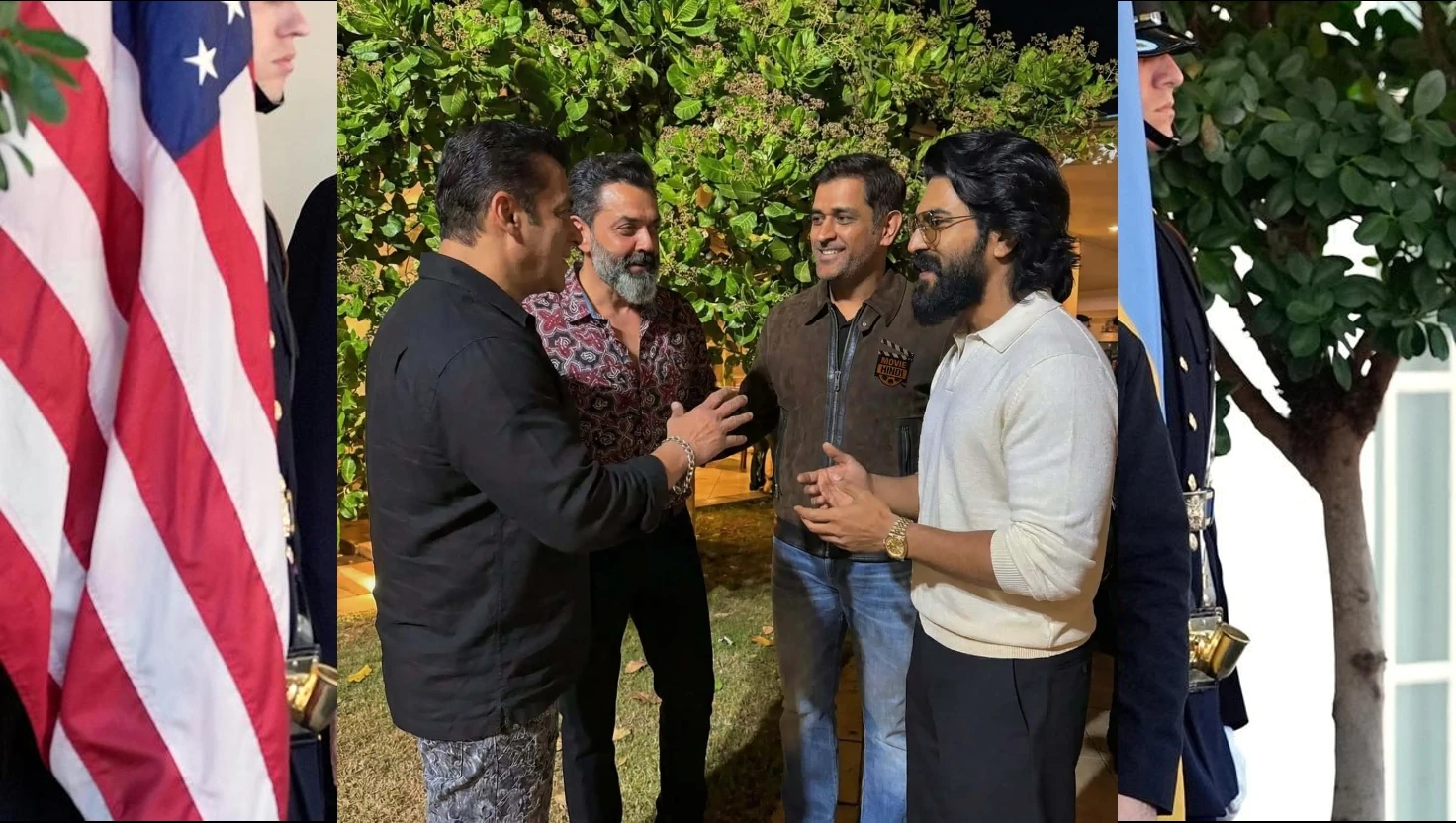 Salman Khan at 60: photo with Dhoni, Ram Charan goes viral - News Karnataka