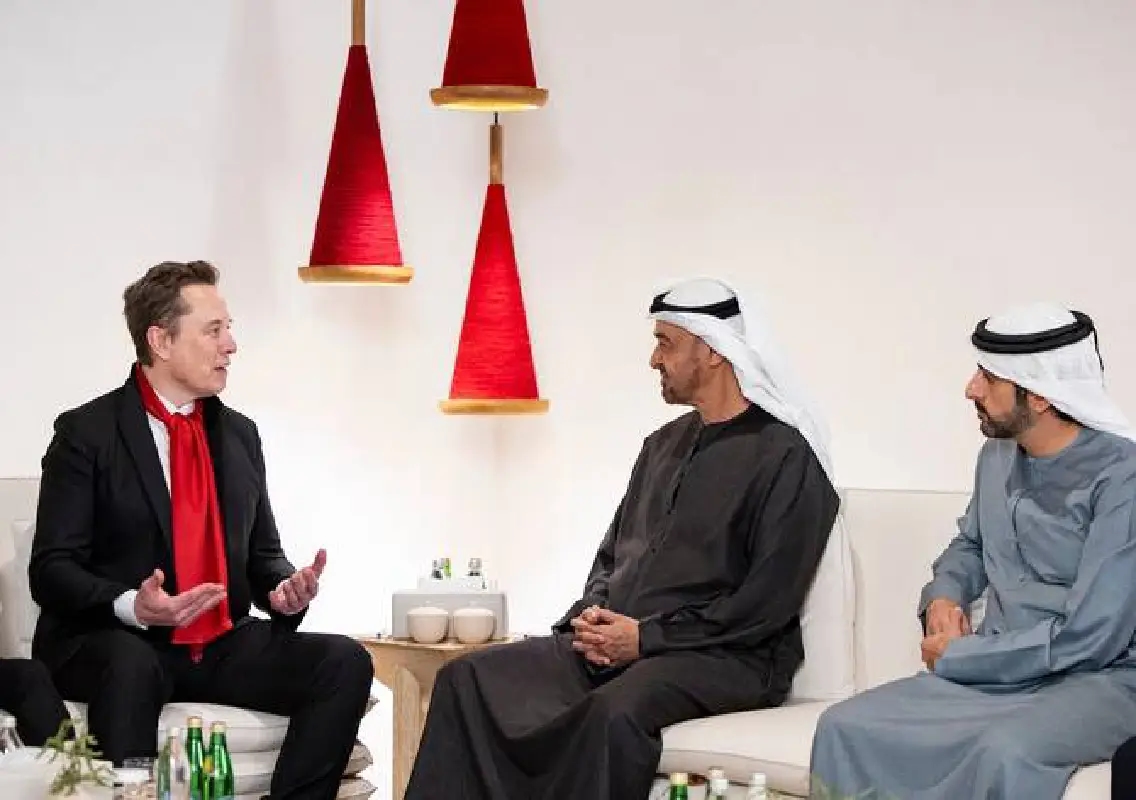 UAE President discusses AI and technology with Elon Musk - News Karnataka
