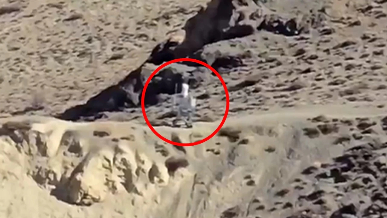 White, human-shaped figure found sitting at India–China border - News Karnataka