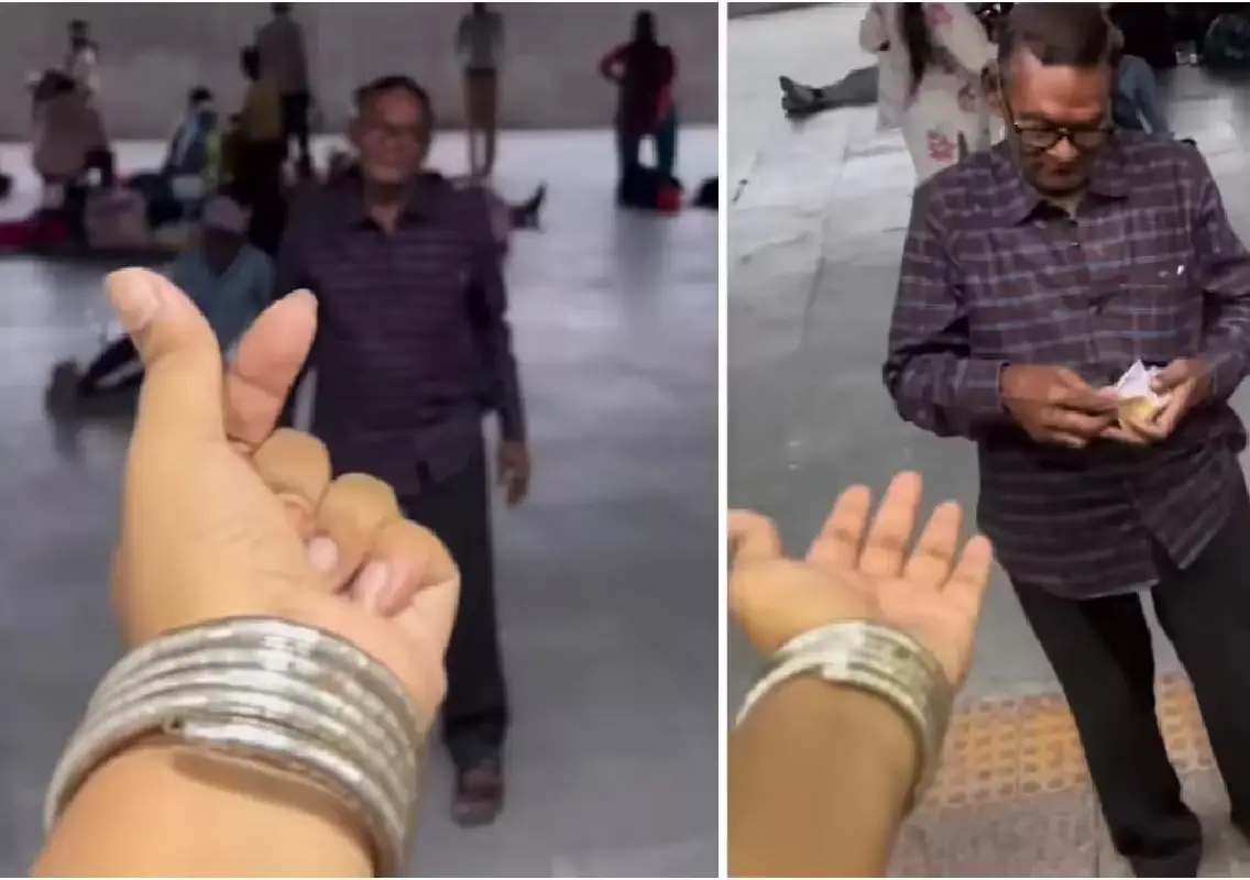 Father misinterprets trending Korean finger-heart gesture during train departure, immediately offers daughter money - News Karnataka