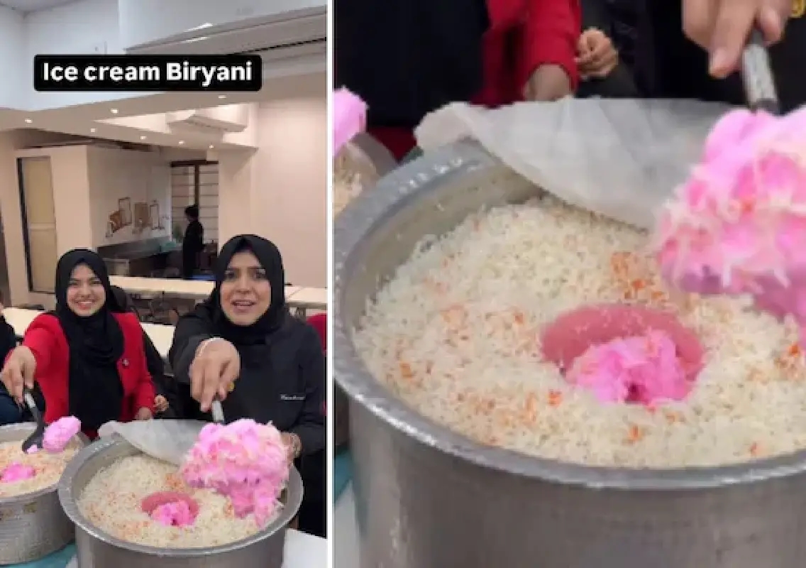 Mutton curry and strawberry ice cream pairing leaves internet stunned - News Karnataka