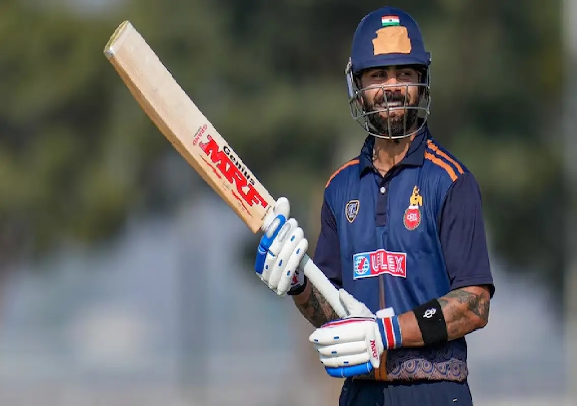 Virat Kohli falls short of century with 77 in Vijay Hazare Trophy - News Karnataka