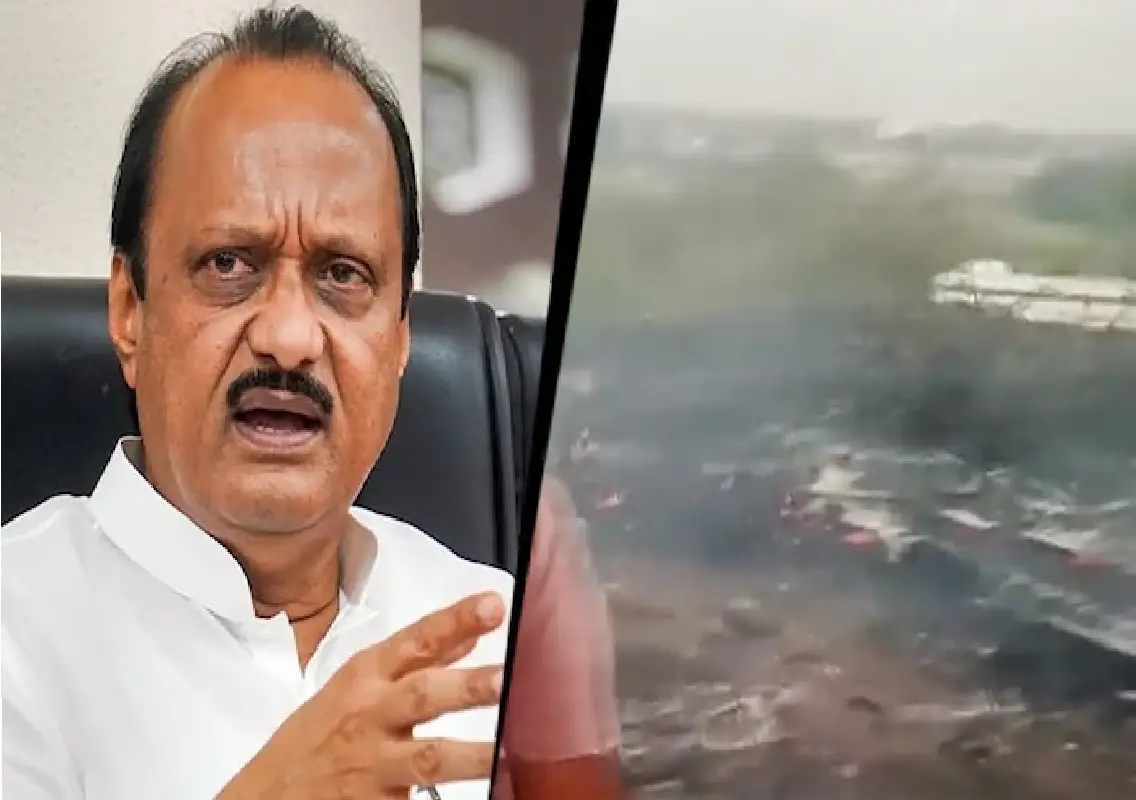 Ajit Pawar and four others killed as plane crashes in Baramati: WATCH - News Karnataka