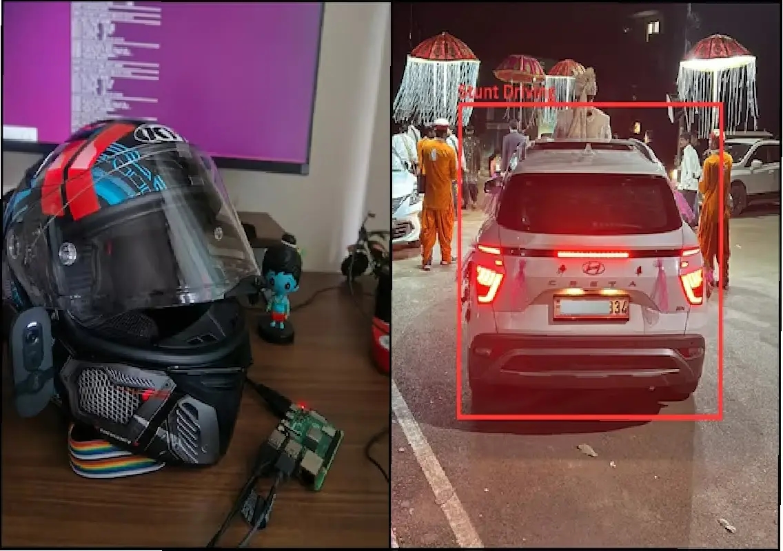 Bengaluru techie discusses AI helmet idea with traffic police officials - News Karnataka