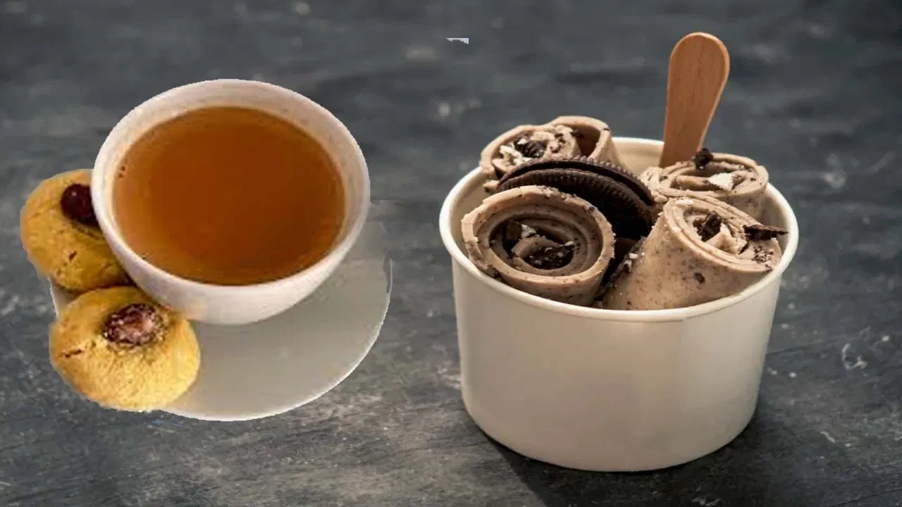 Chai biscuit ice cream goes viral, internet divided over ‘chaiscream’ - News Karnataka