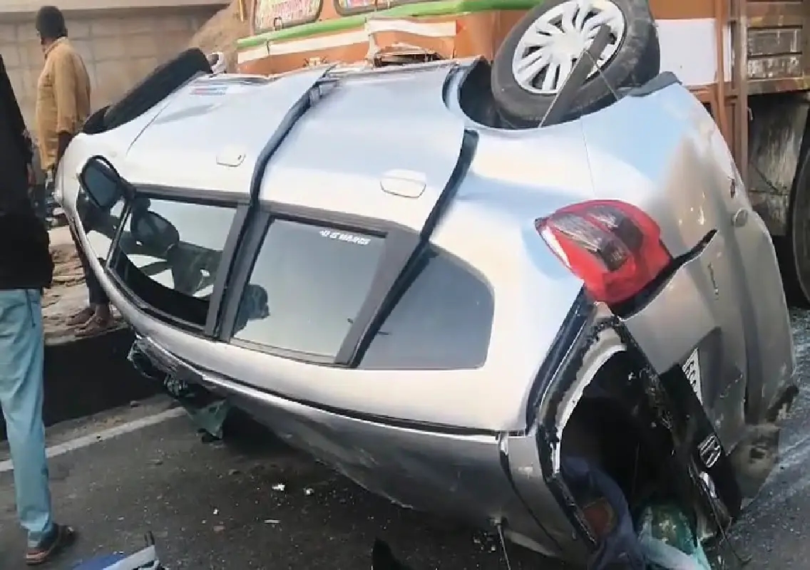 Chain collision on Bengaluru–Hosur highway disrupts peak-hour traffic - News Karnataka