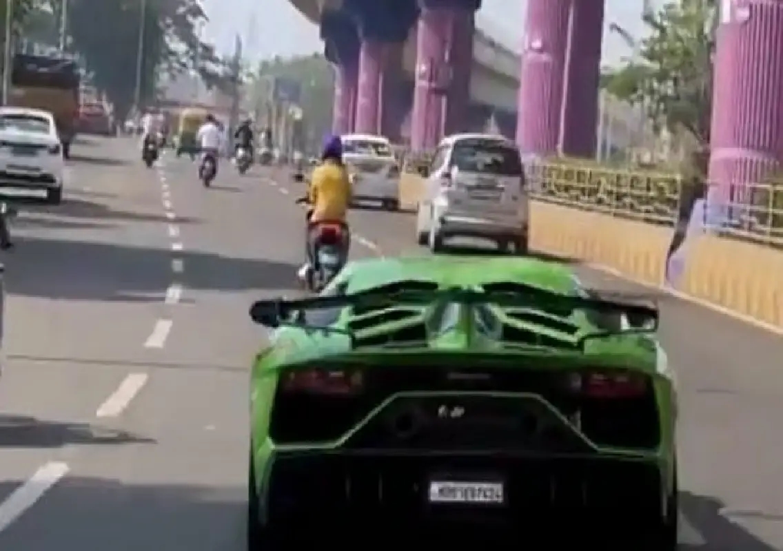FIR against Lamborghini driver for rash driving in Bengaluru: WATCH - News Karnataka
