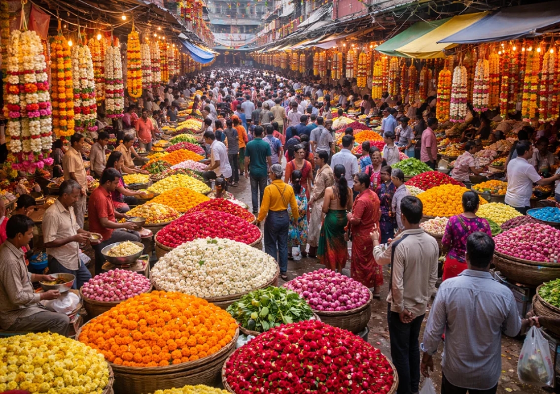 How Bengaluru’s Flower Markets Support Thousands of Local Livelihoods - News Karnataka