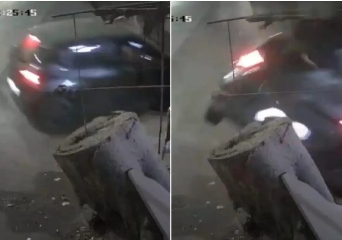 High-speed car crash in Yerwada sparks anger over reckless driving - News Karnataka