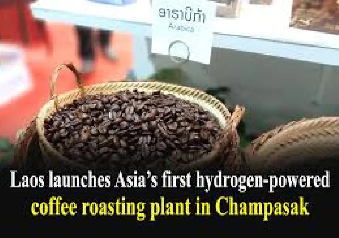 Hydrogen-powered roasting puts Laos coffee on global green map - News Karnataka