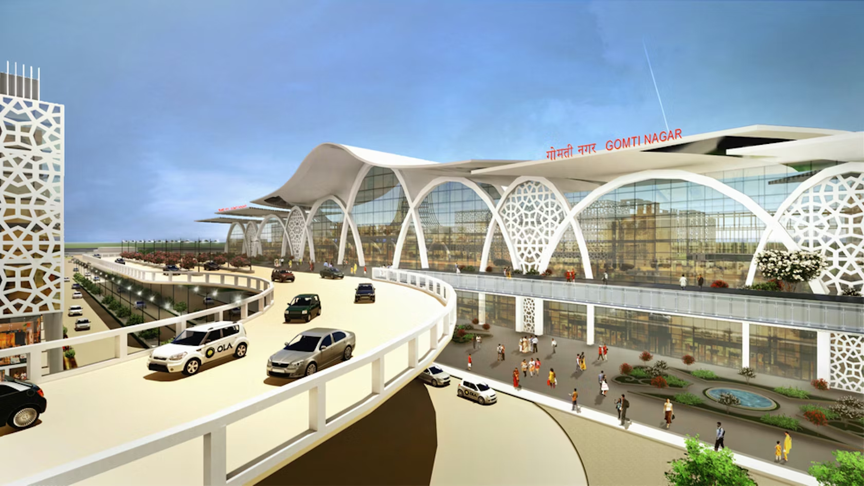 Lucknow’s Gomti Nagar railway station looks straight out of an airport - News Karnataka