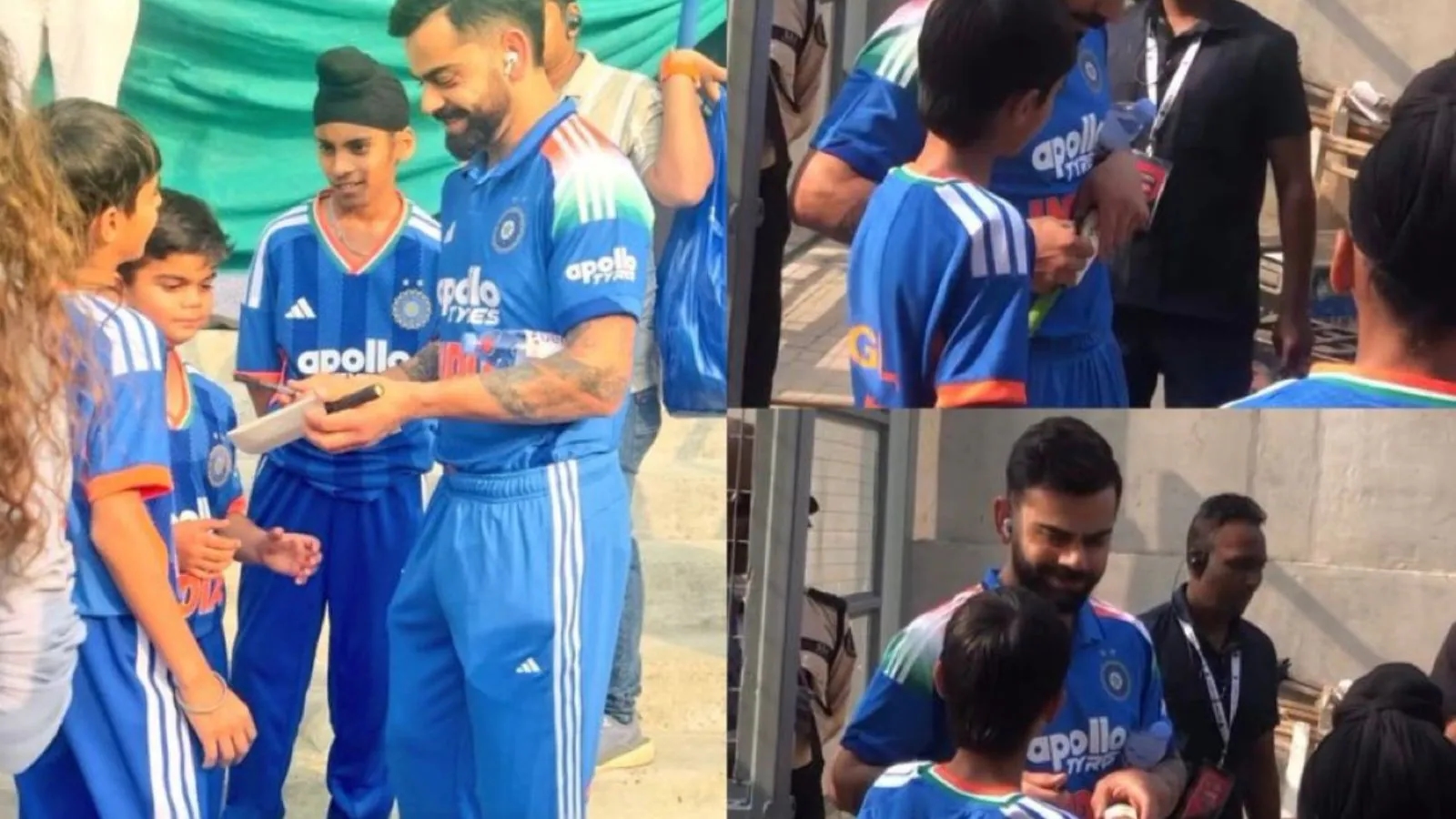 Mini Kohli steals show as Virat meets young fans in Vadodara - News Karnataka