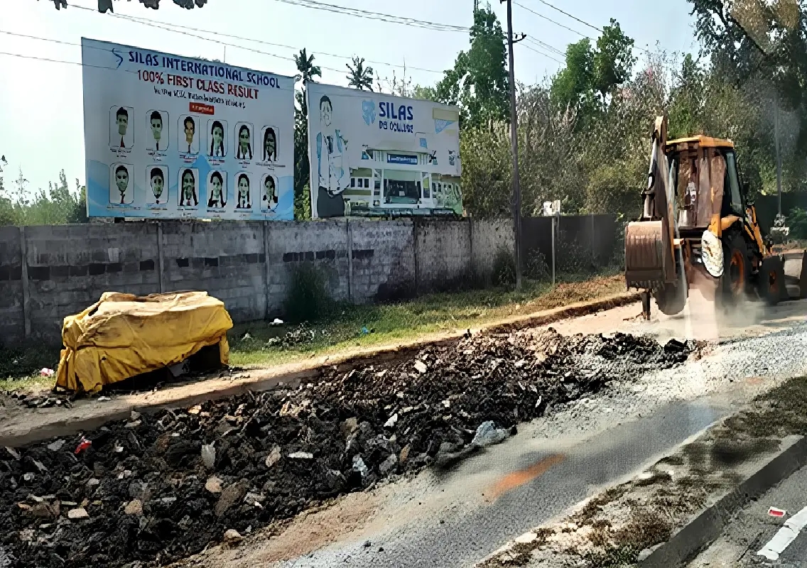 Month-long delay in restoring dug-up road sparks public anger - News Karnataka