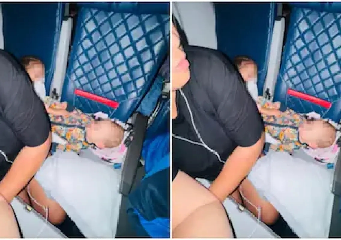 Mother sparks debate after sharing cramped Delta flight experience - News Karnataka