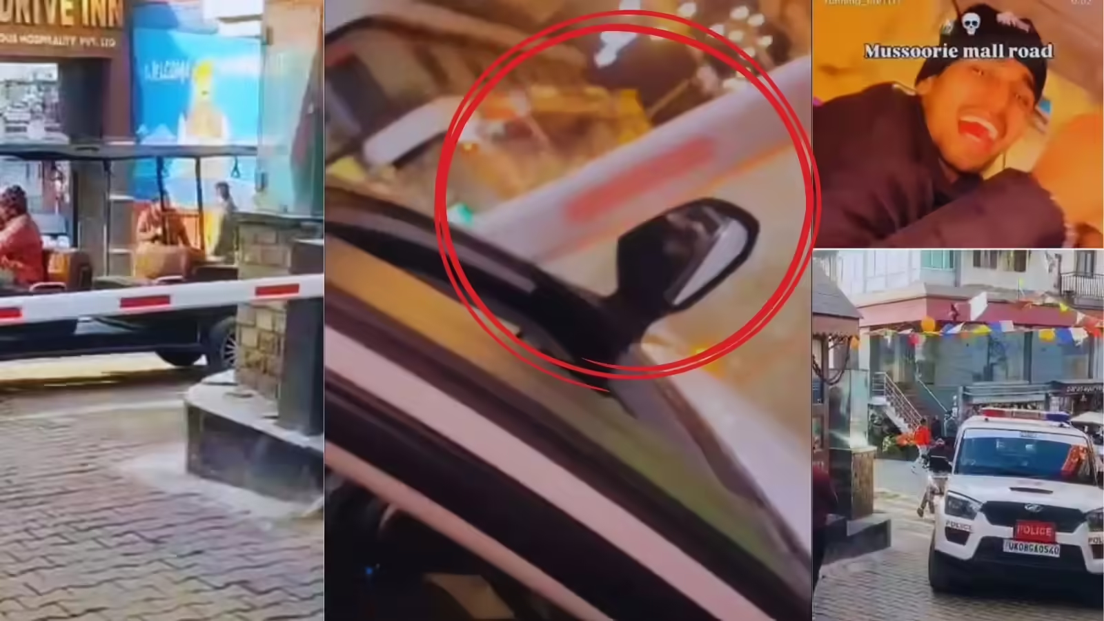 New Year revelry turns reckless as youths break Mall Road barrier in Mussoorie - News Karnataka