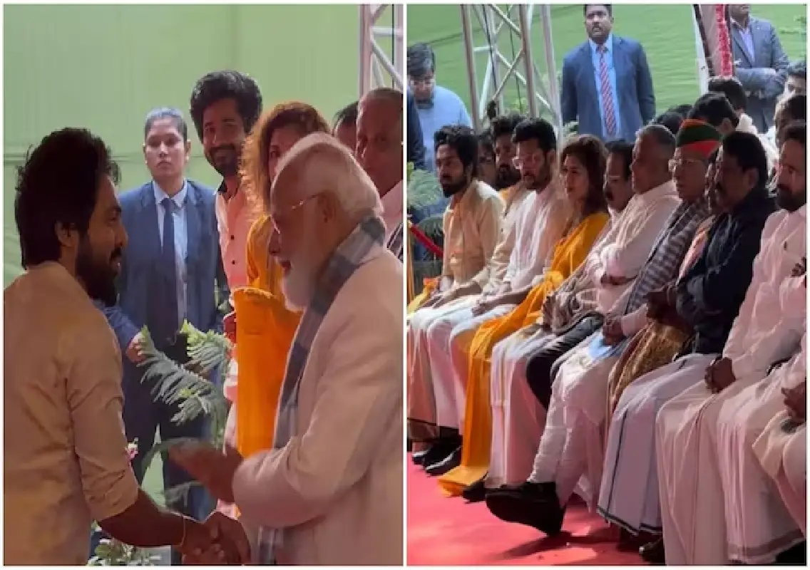 Parasakthi team meets PM Modi during Pongal celebrations in Delhi - News Karnataka
