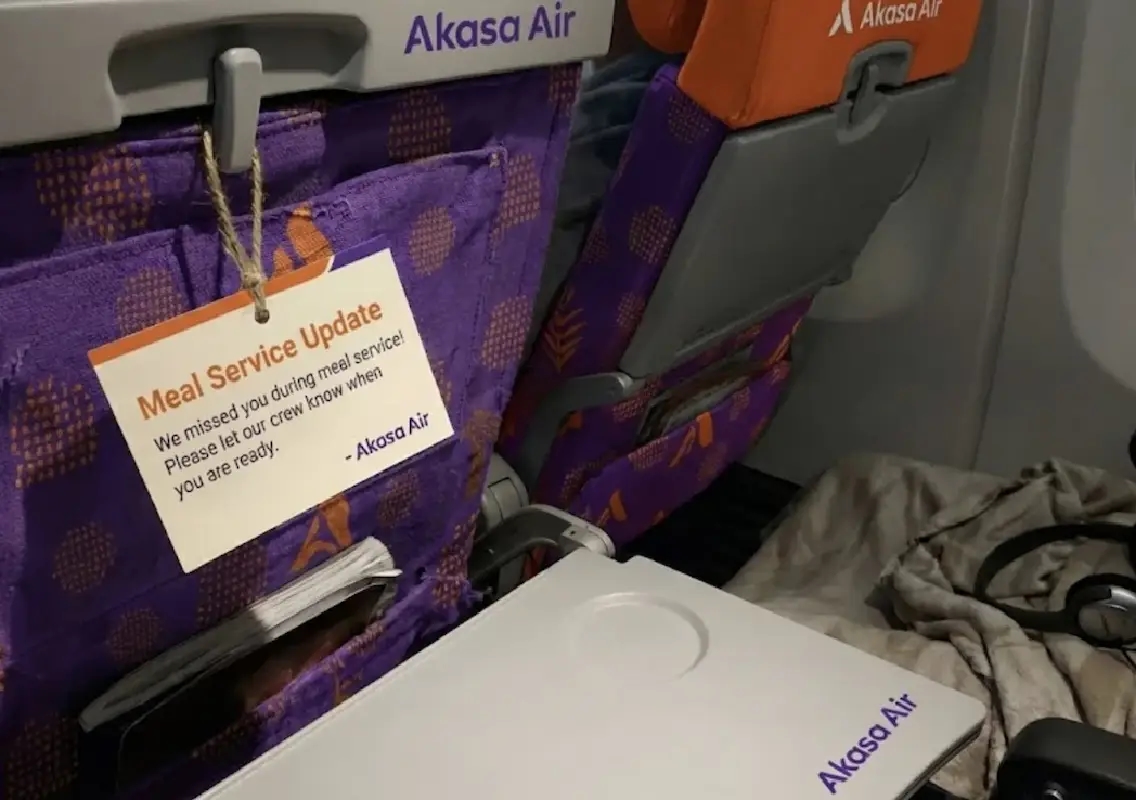 Passenger praises Akasa Air crew for thoughtful mid-flight gesture - News Karnataka