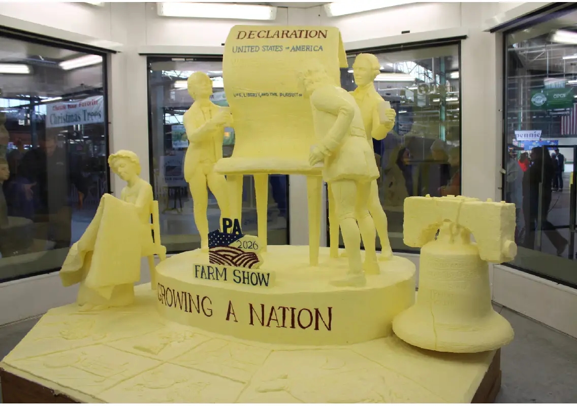 Pennsylvania butter sculpture turns into clean energy after farm show - News Karnataka