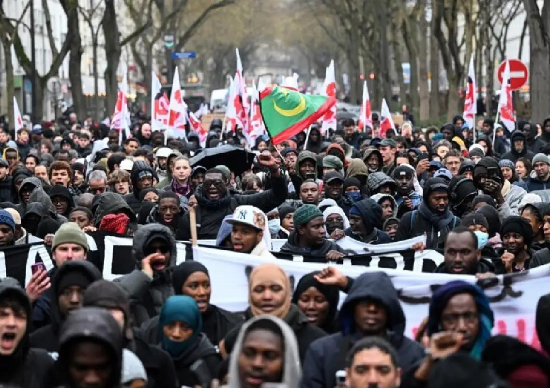 Protest in Paris over death of migrant worker in police custody - News Karnataka
