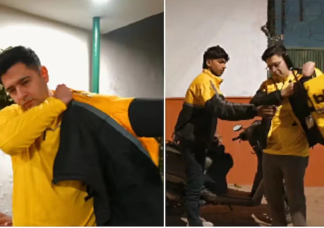Raghav Chadha turns Blinkit rider in teaser, sparks debate online - News Karnataka