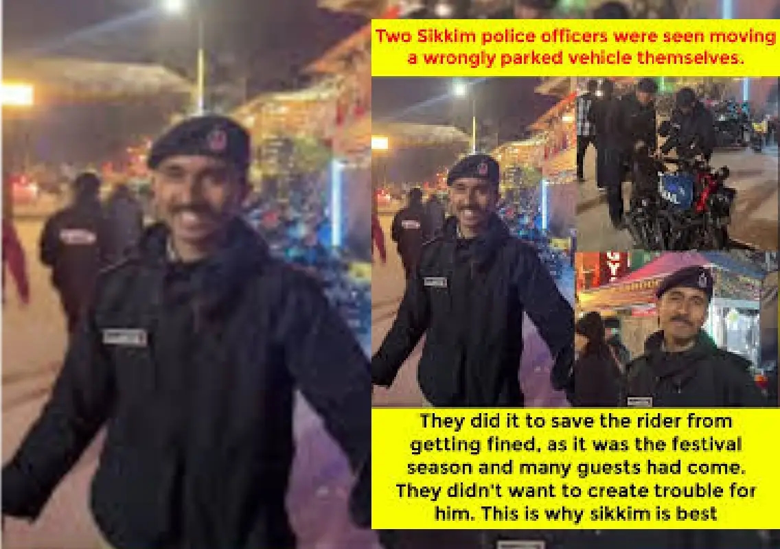 Sikkim Police win hearts for humane act during Maghey Mela - News Karnataka