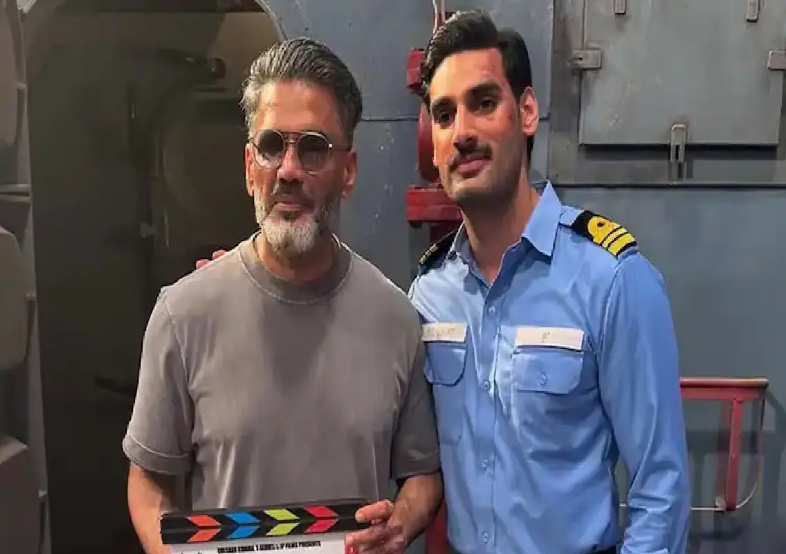 Suniel Shetty turns emotional as Ahan joins Border 2 legacy - News Karnataka