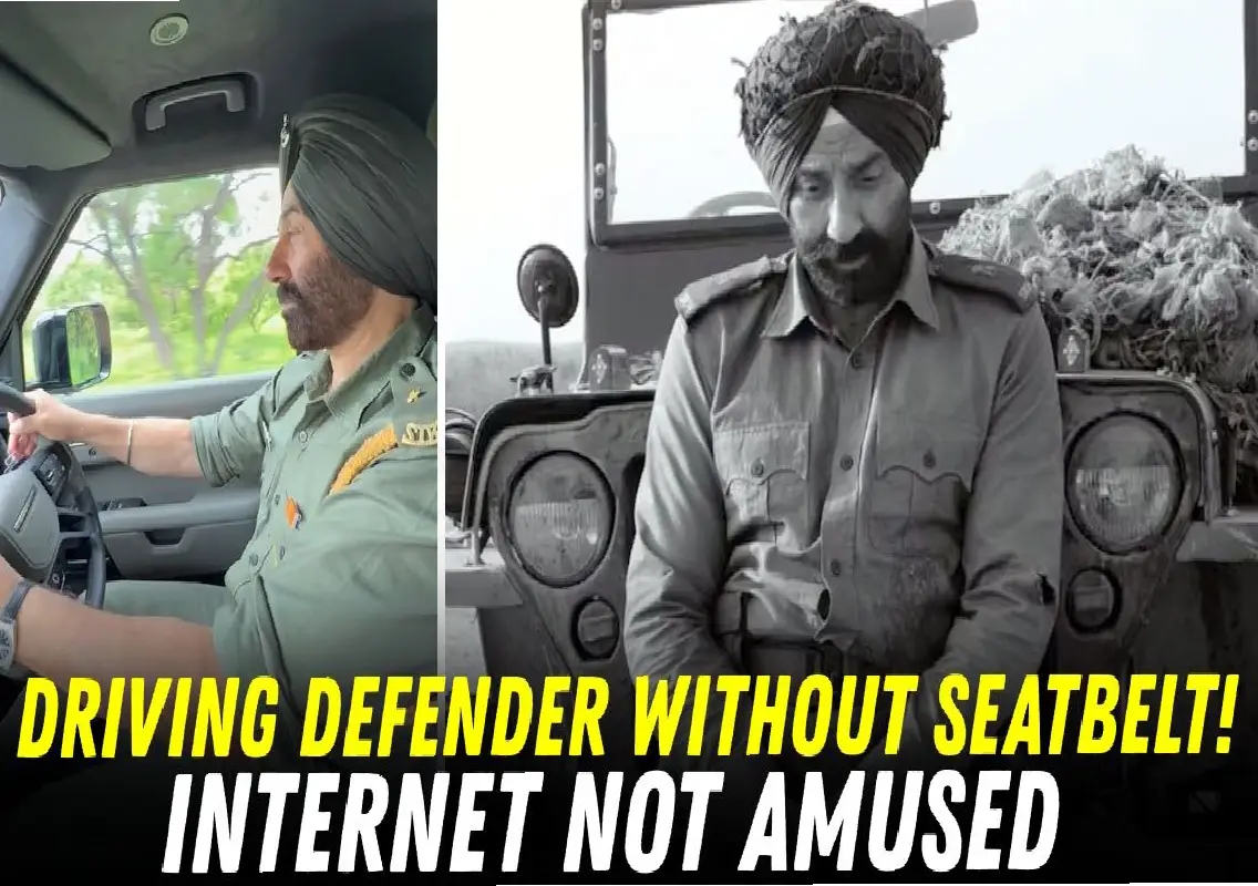 Sunny Deol’s Border 2 drive clip sparks seatbelt debate online - News Karnataka