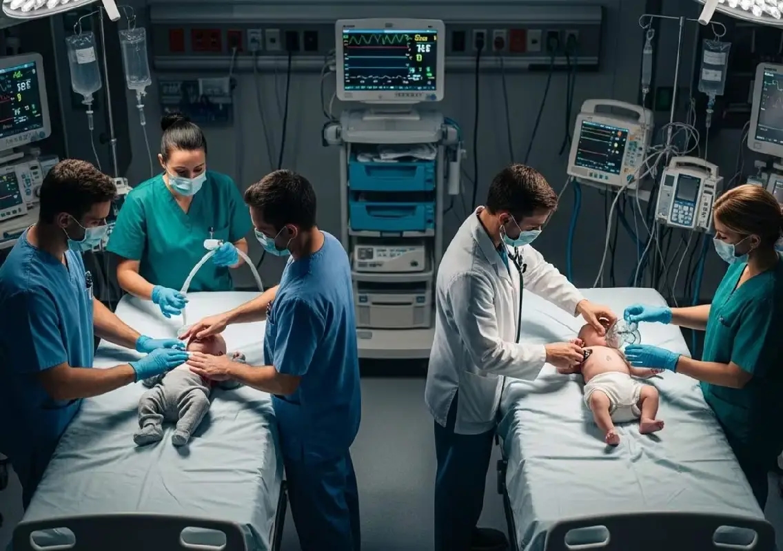 Two infants saved after food aspiration emergencies in Faridabad hospital - News Karnataka