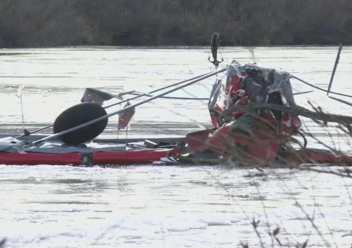 Two killed as small plane clips power line, crashes into icy river - News Karnataka
