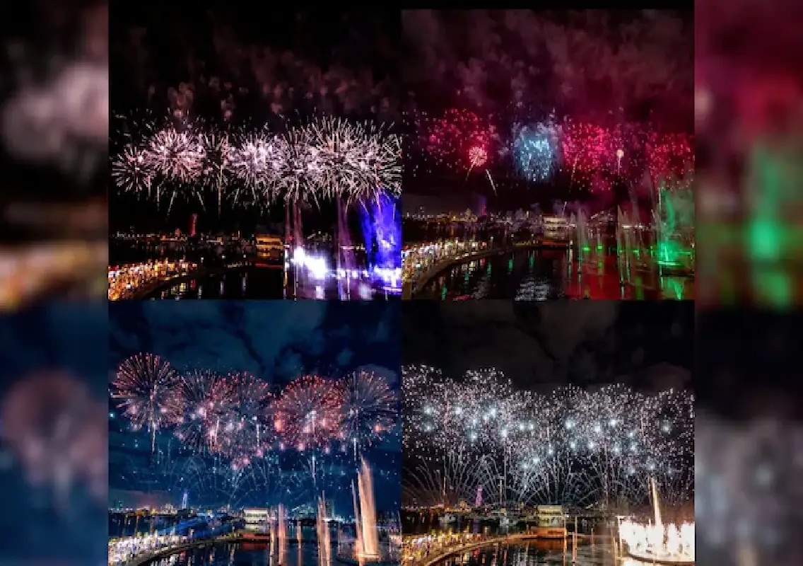 UAE rings in 2026 with fireworks, drone shows and record attempts: WATCH - News Karnataka
