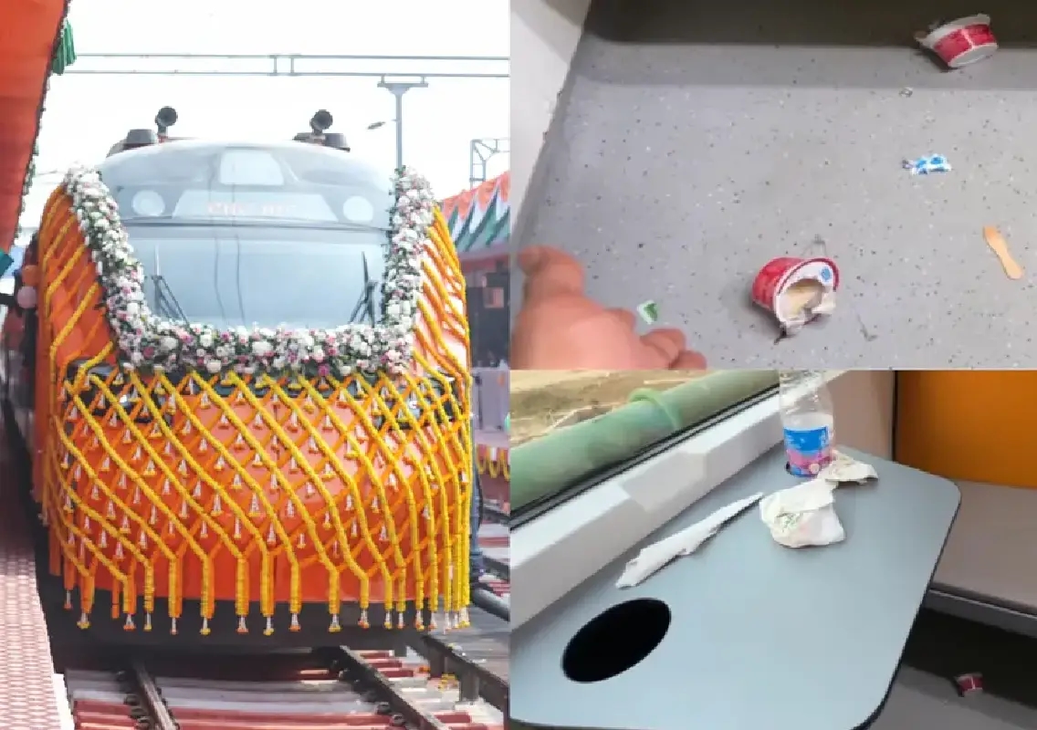 Vande Bharat Sleeper’s first run marred by littering video, sparks debate - News Karnataka