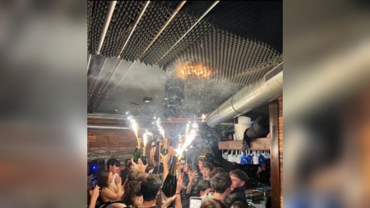 Video shows first moments of deadly Crans-Montana nightclub fire - News Karnataka