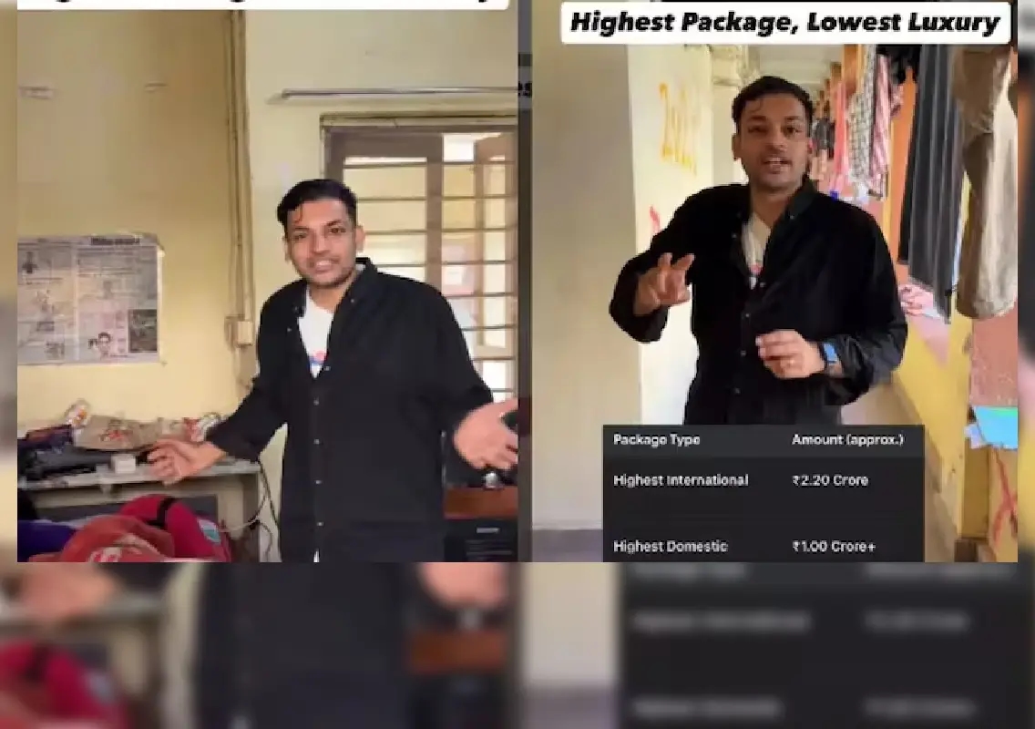 Viral IIT hostel room video sparks debate on student life beyond rankings - News Karnataka
