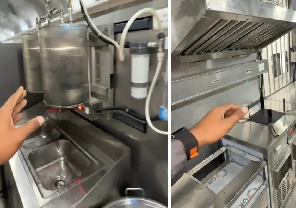 Viral video reveals modern pantry setup inside Amrit Bharat Express - News Karnataka