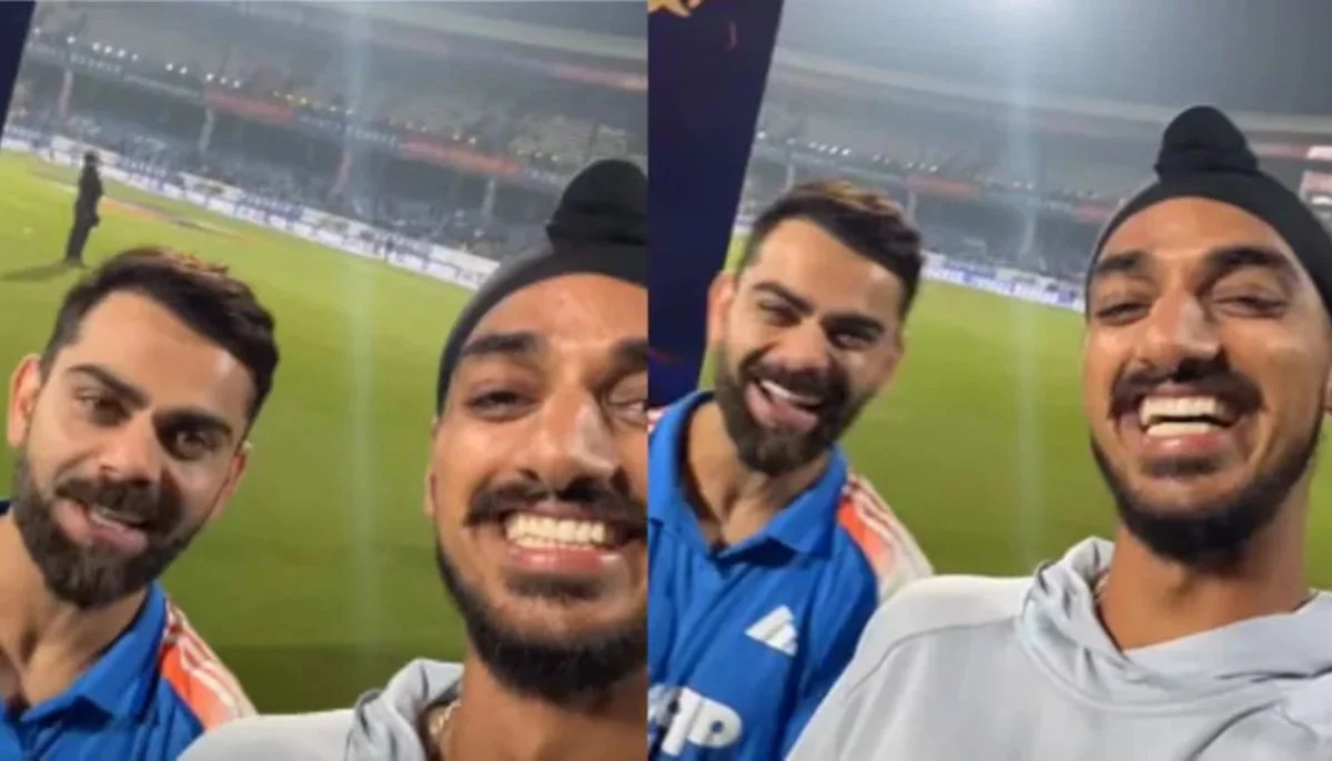 Virat Kohli mimics Arshdeep Singh in nets, video goes viral - News Karnataka
