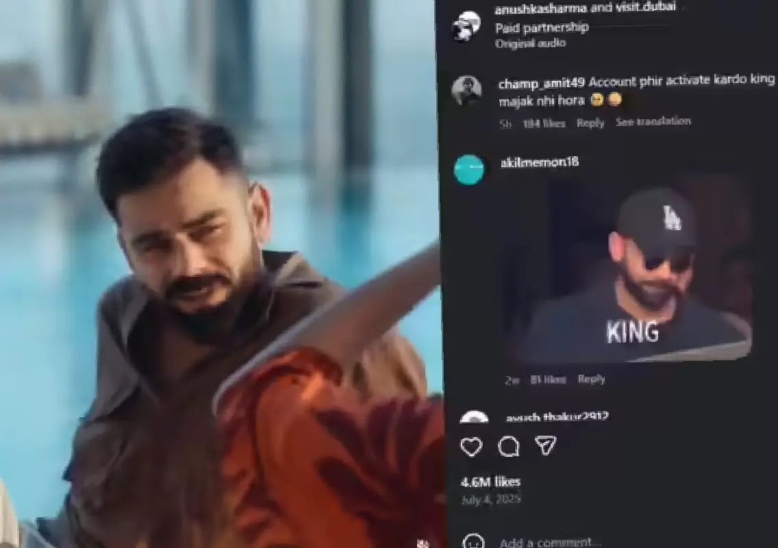 Virat Kohli’s Instagram account vanishes, fans flood social media - News Karnataka