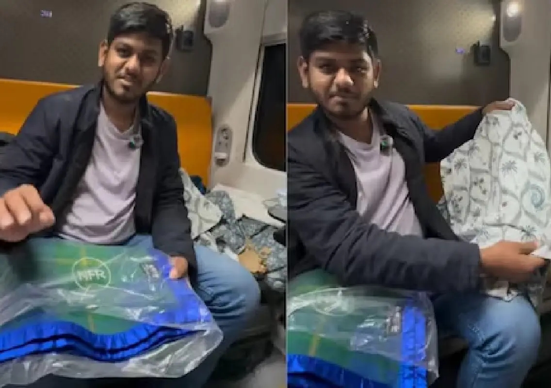 Why Vande Bharat Sleeper’s new blanket covers are going viral - News Karnataka
