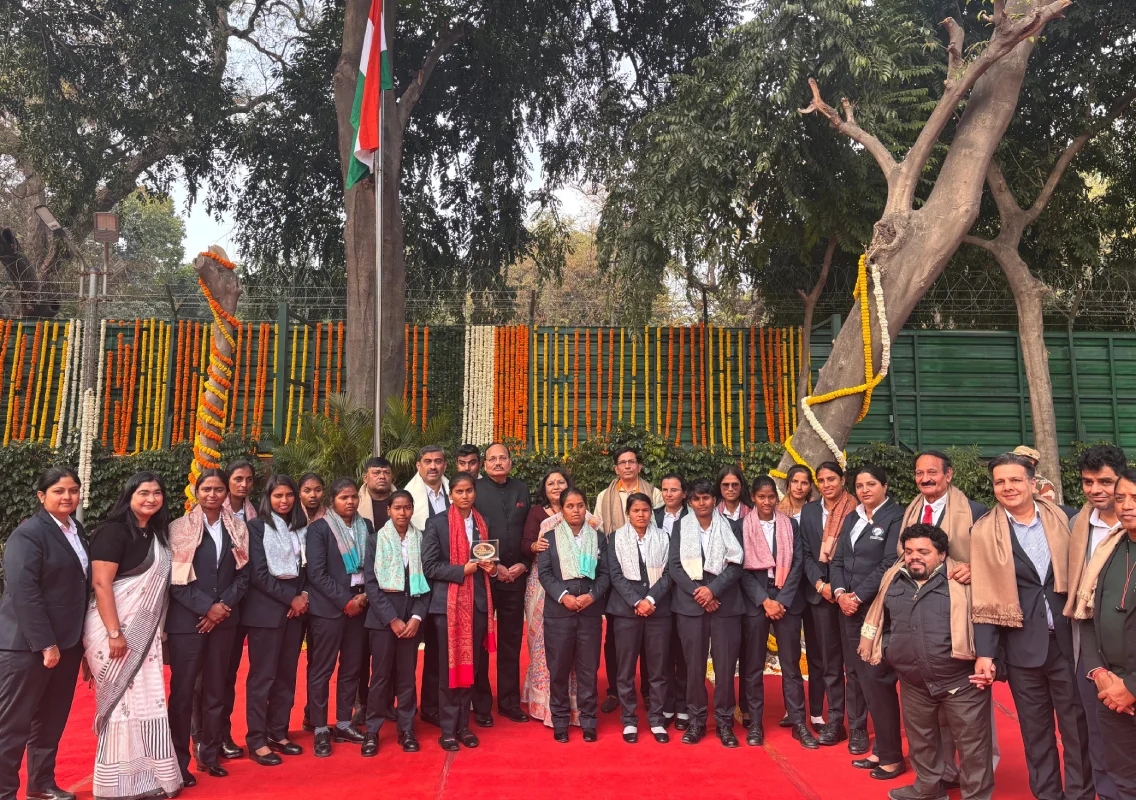 Chief Justice hosts women’s blind cricket world champions on Republic Day - News Karnataka