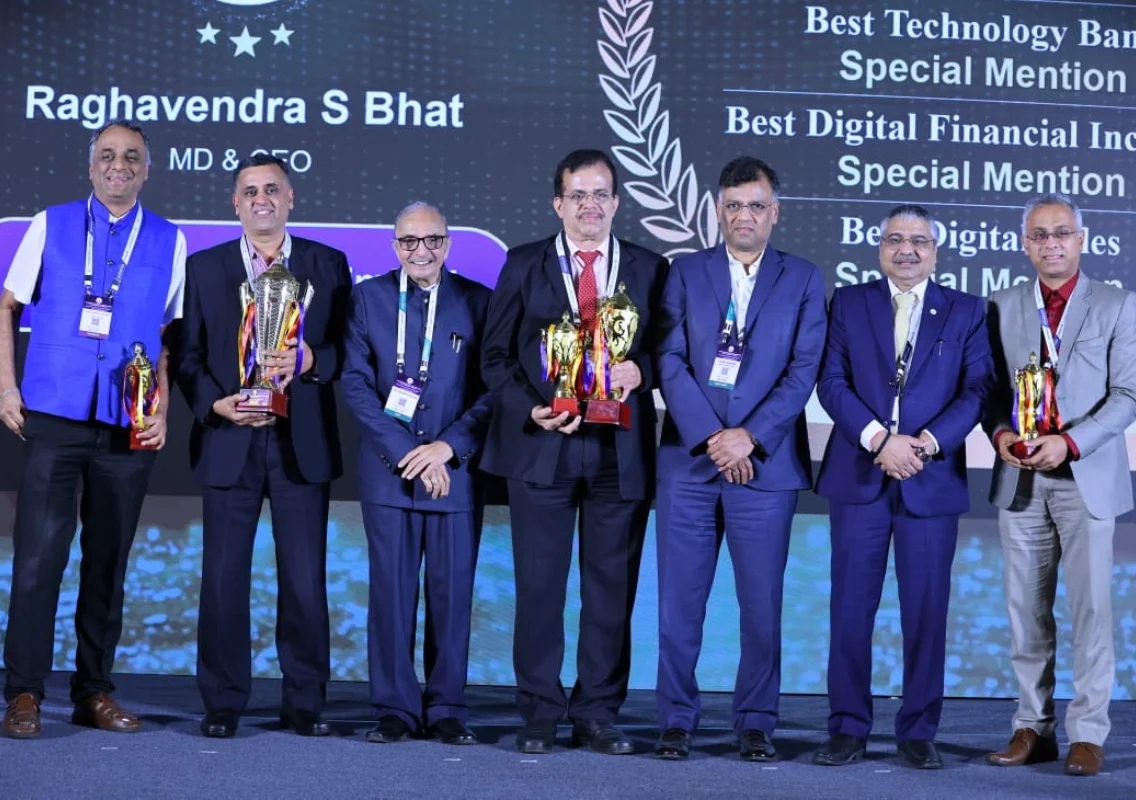 Karnataka Bank bags multiple honours at IBA Banking Technology Awards - News Karnataka