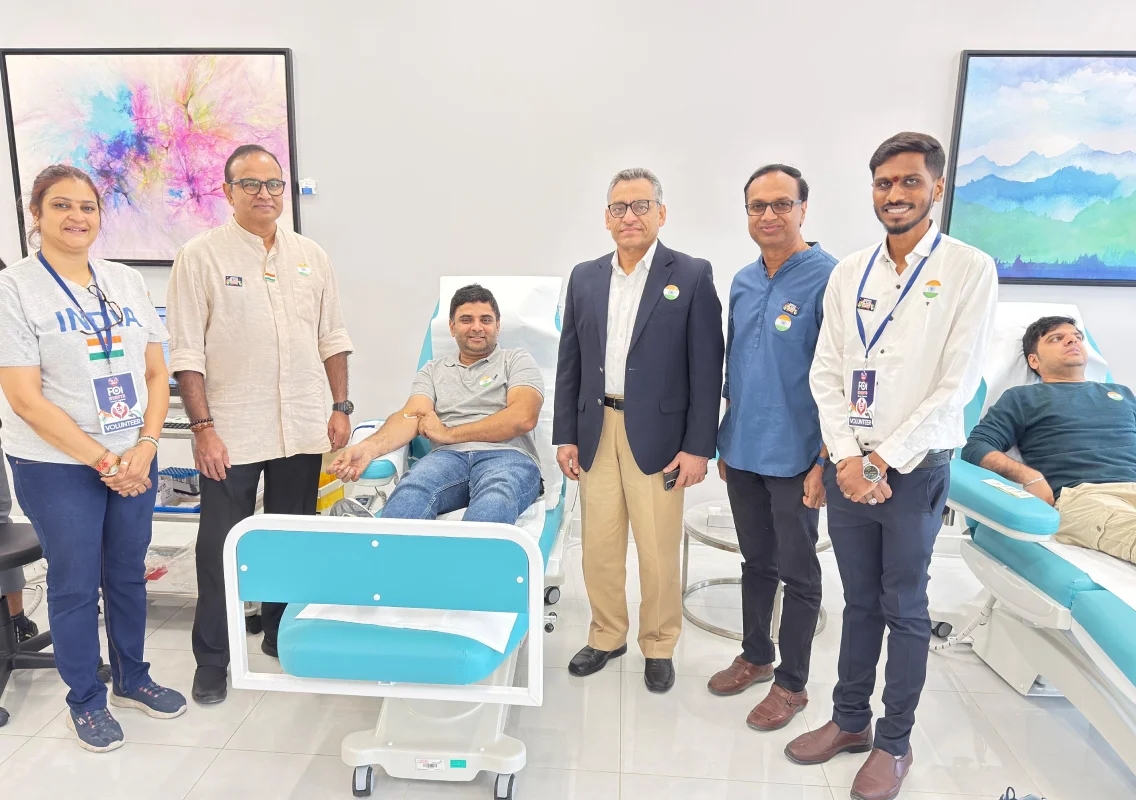 FOI Events with Indian Consulate Marks Indian Republic Day with Mega Blood Donation Camp in Dubai - News Karnataka