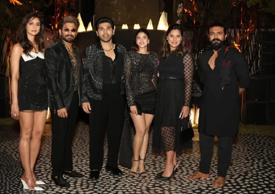 Allu Arjun hosts pre-wedding bash for Allu Sirish - News Karnataka