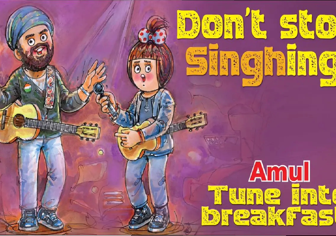 Amul’s tribute to Arijit Singh after his playback singing exit wins hearts - News Karnataka